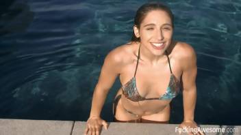 Fucking Awesome - Abella Danger covered her boyfriend’s eyes